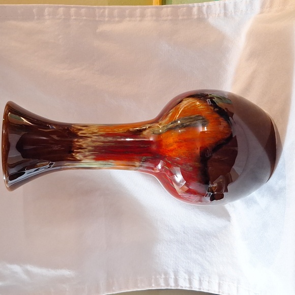 #ACQ Vase brown and red orange - Picture 1 of 5